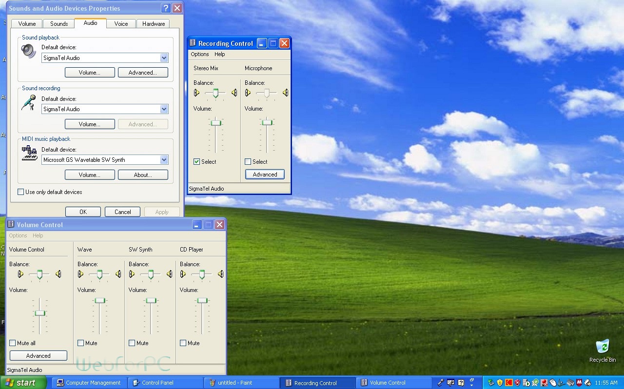 microsoft windows xp drivers download